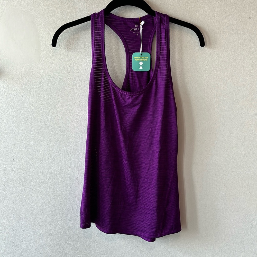 Athleta Purple Racerback Tank
